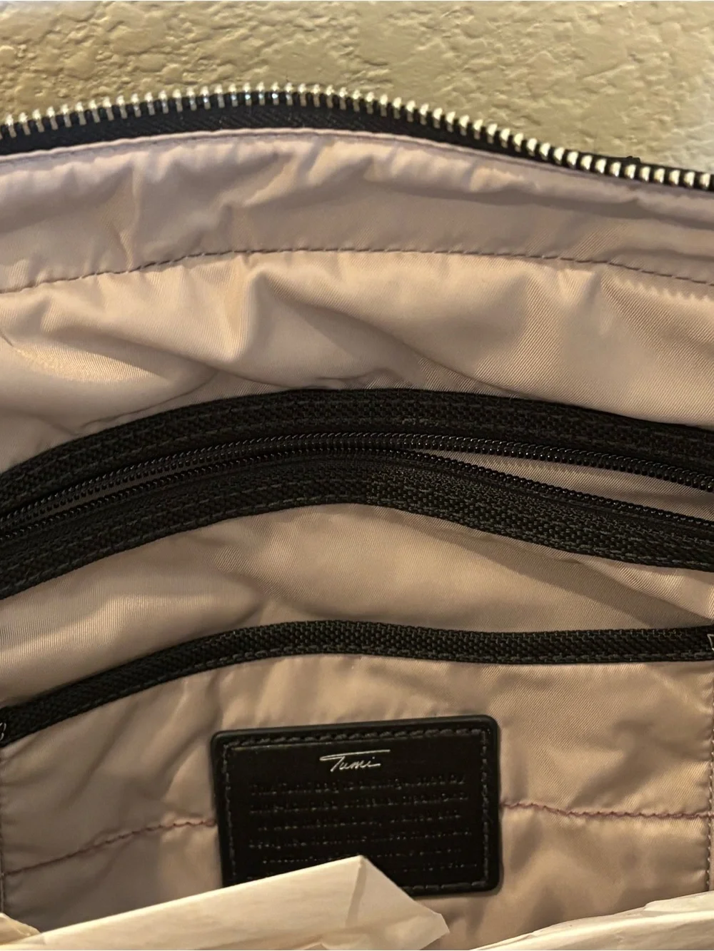 Tumi Laptop Bag with Shoulder Strap and Handles